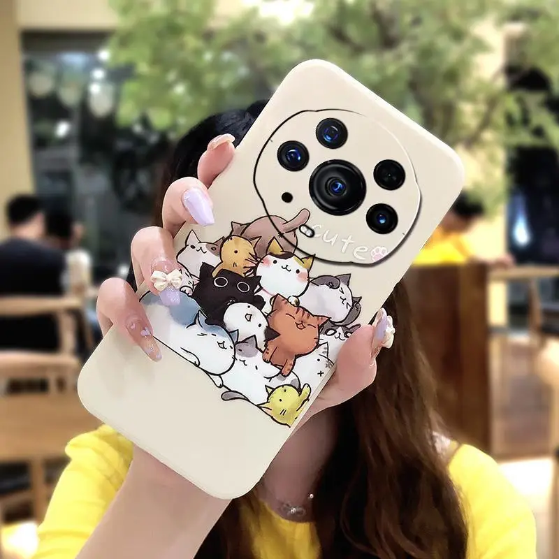 Huawei Glory Magic3 Phone Case with Cute Cat Design - Image 4