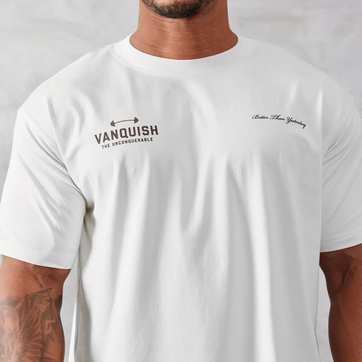 Men Cotton Round Neck T-Shirt White Casual Running Sport — feature 21