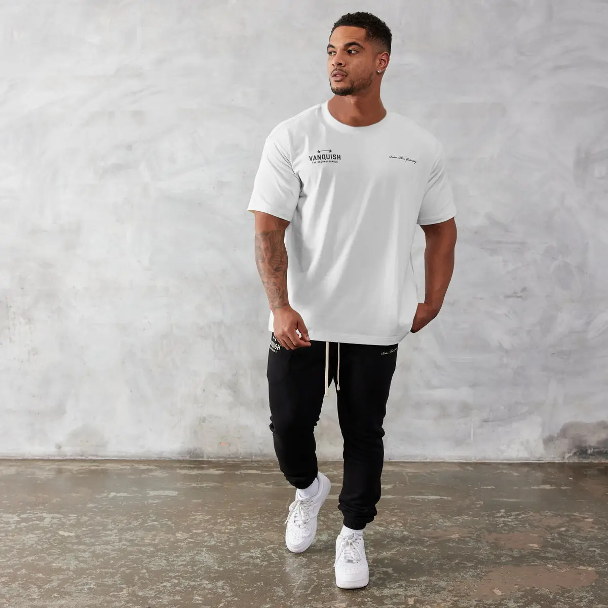 Men Cotton Round Neck T-Shirt White Casual Running Sport — feature 23