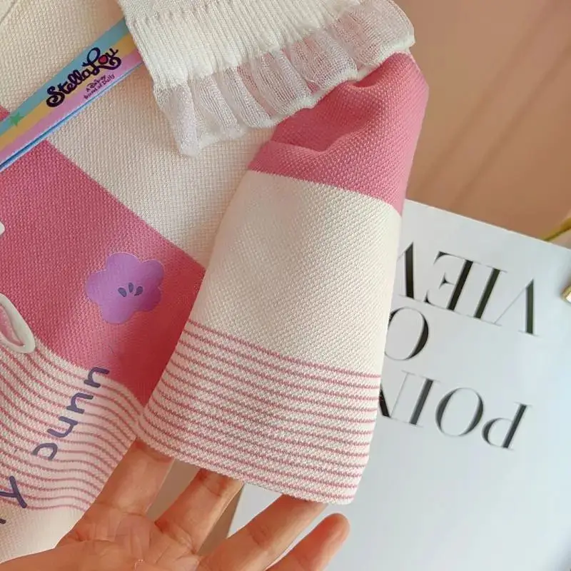 Girls Striped Polo Skirt Set Summer 2025 — feature 4