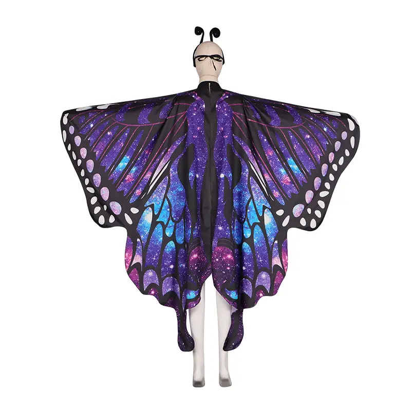 Halloween Butterfly Cape Dance Wear Set - Image 7
