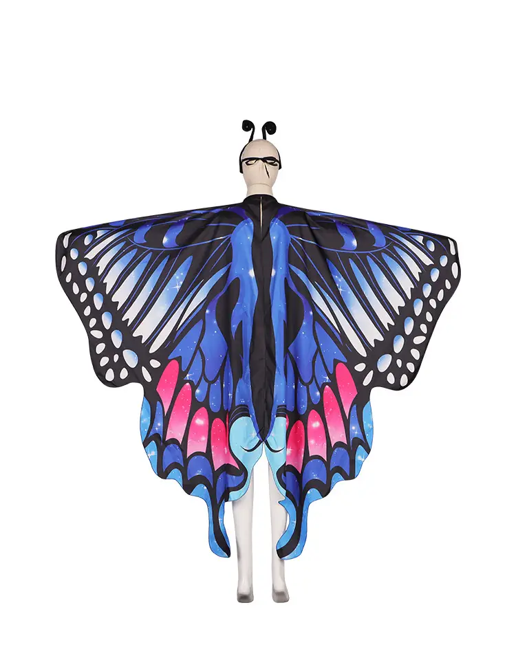 Halloween Butterfly Cape Dance Wear Set — feature 5