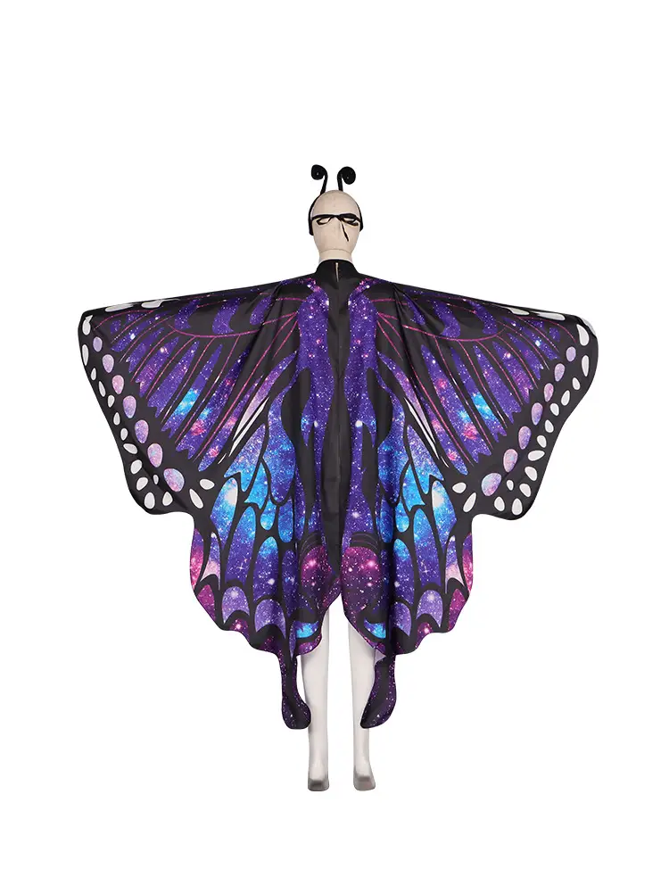 Halloween Butterfly Cape Dance Wear Set — feature 6