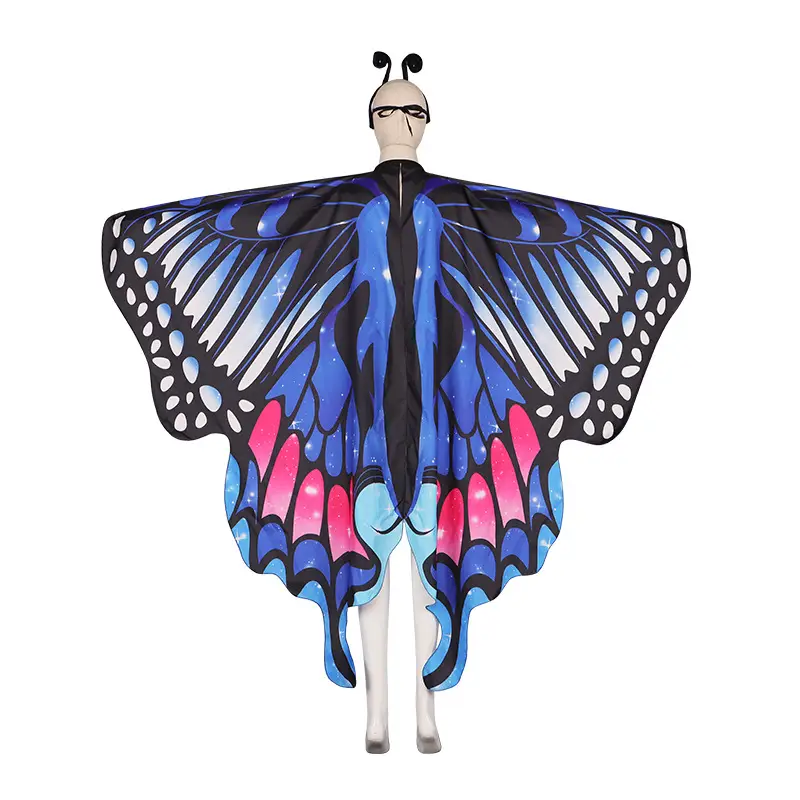 Halloween Butterfly Cape Dance Wear Set - Image 2