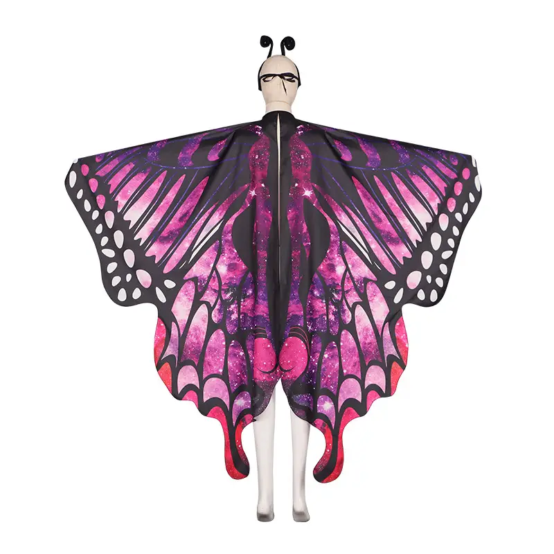 Halloween Butterfly Cape Dance Wear Set - Image 5
