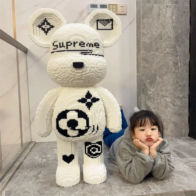 Super White Bear Blocks Large Puzzle for Adults - Image 54