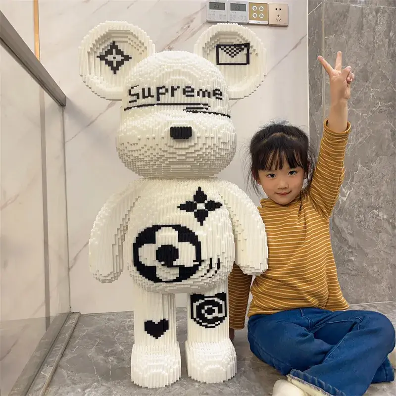 Super White Bear Blocks Large Puzzle for Adults - Image 55