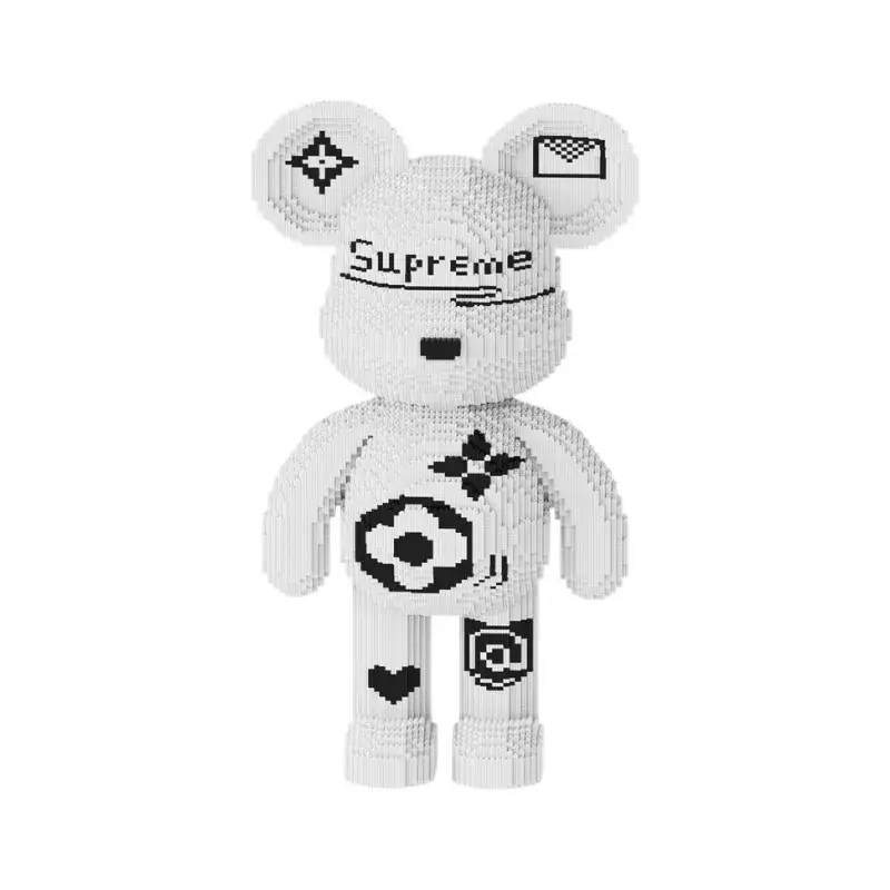 Super White Bear Blocks Large Puzzle for Adults - Image 57
