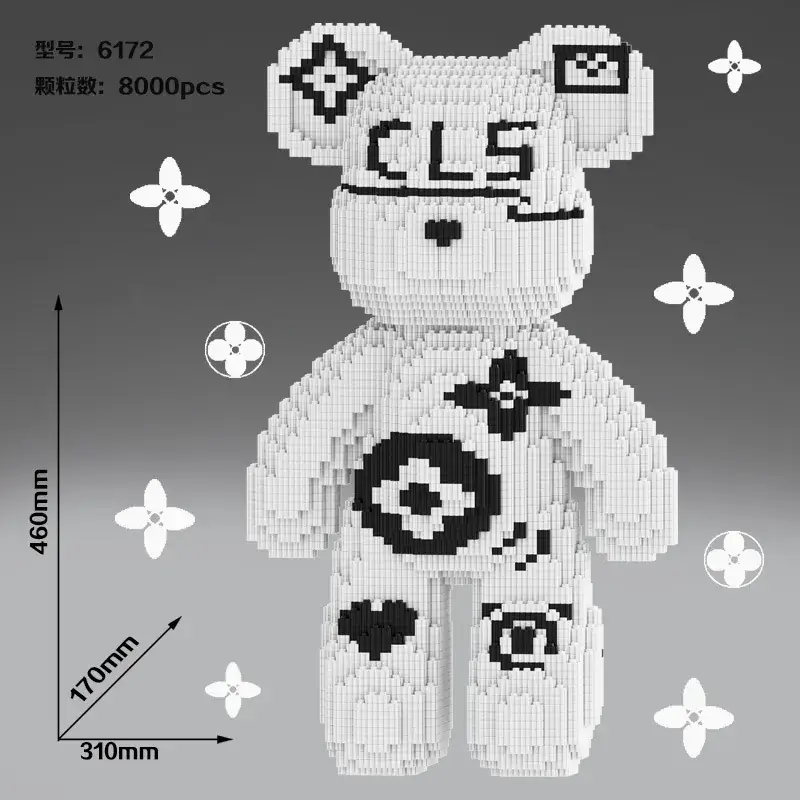 Super White Bear Blocks Large Puzzle for Adults - Image 9