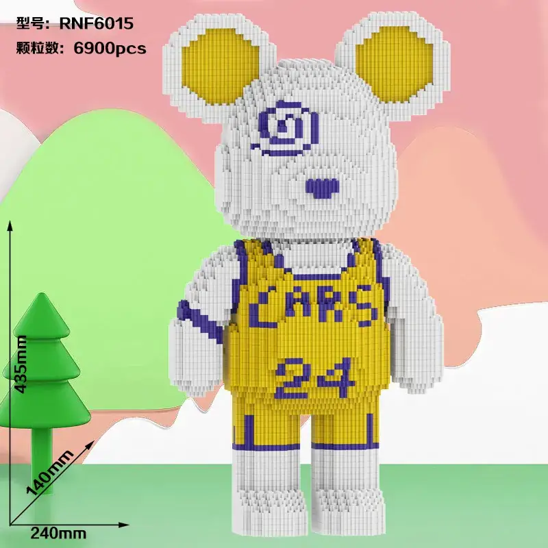 Super White Bear Blocks Large Puzzle for Adults - Image 36