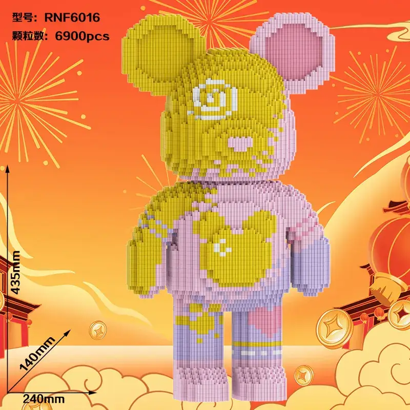 Super White Bear Blocks Large Puzzle for Adults - Image 37