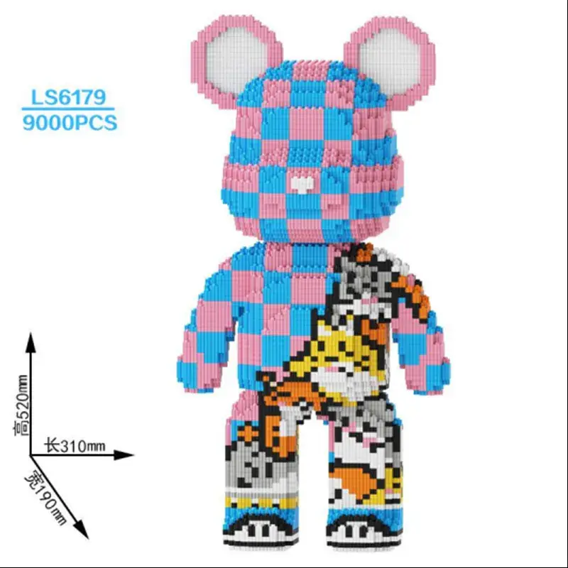 Super White Bear Blocks Large Puzzle for Adults - Image 41