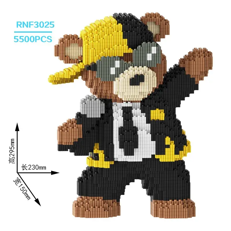 Super White Bear Blocks Large Puzzle for Adults - Image 44