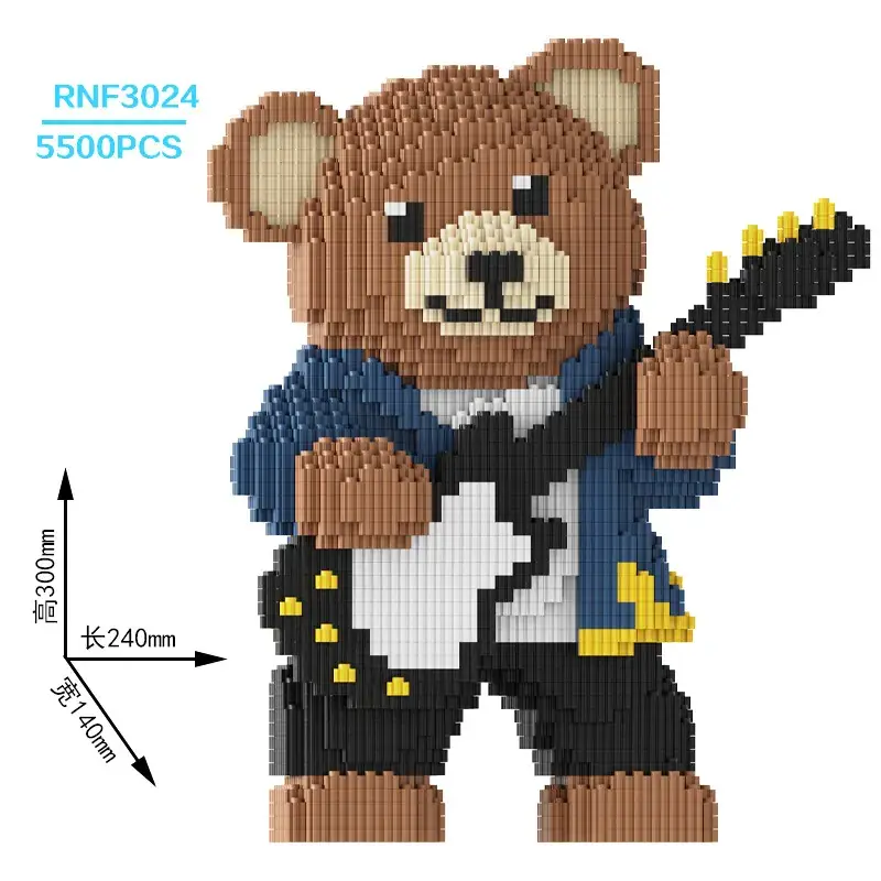 Super White Bear Blocks Large Puzzle for Adults - Image 45