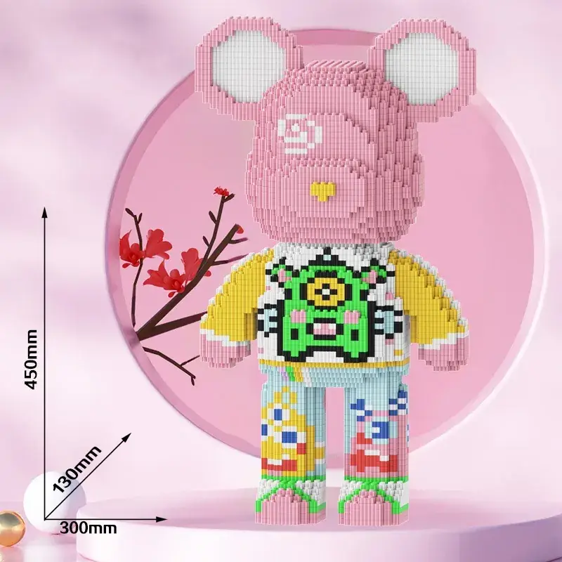 Super White Bear Blocks Large Puzzle for Adults - Image 47