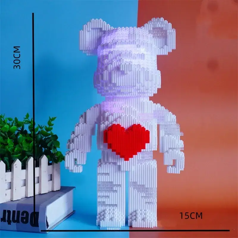 Super White Bear Blocks Large Puzzle for Adults - Image 50