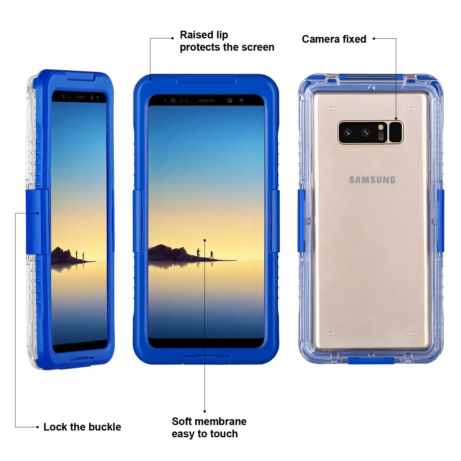 Waterproof Redmi Note 13 Pro Phone Case
