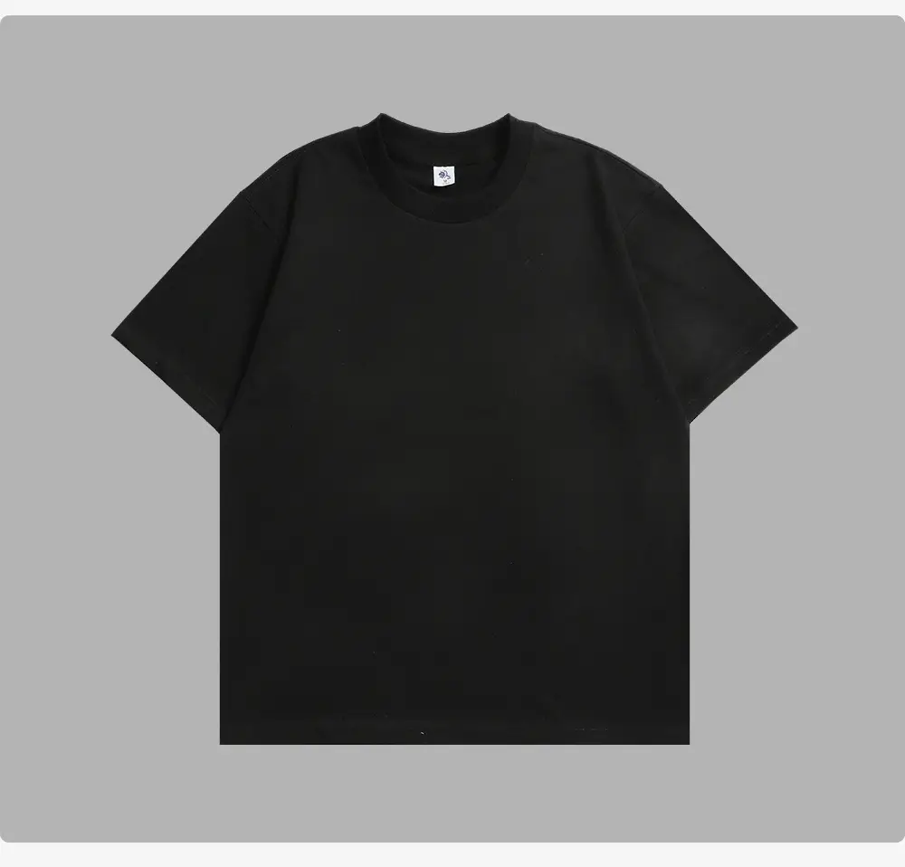 Men White Cotton T-Shirt Wide Neck Loose Fit — feature 14