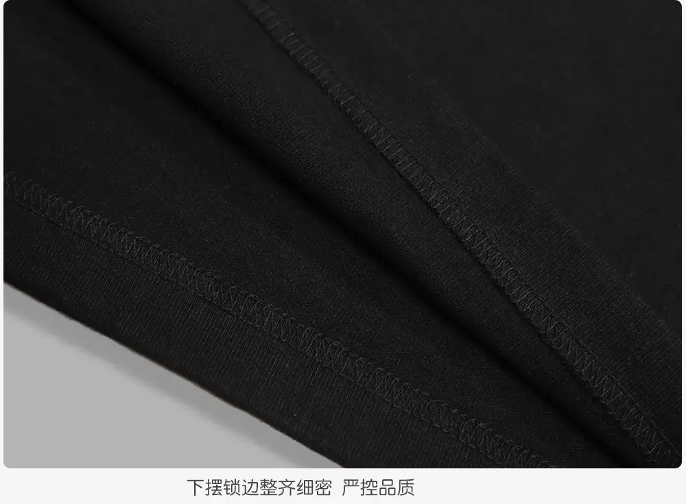 Men White Cotton T-Shirt Wide Neck Loose Fit — feature 19