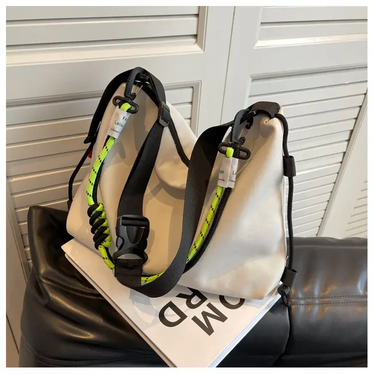 Women's Neon Green Shoulder Crossbody Bag Large Capacity — feature 8