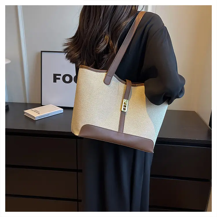 2023 Canvas Shoulder Bag Large Capacity Elegant Tote — feature 10