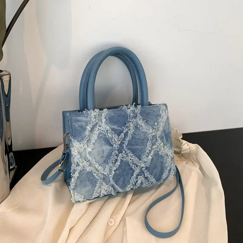 Pink Textured Shoulder Crossbody Bag for Women - Image 3