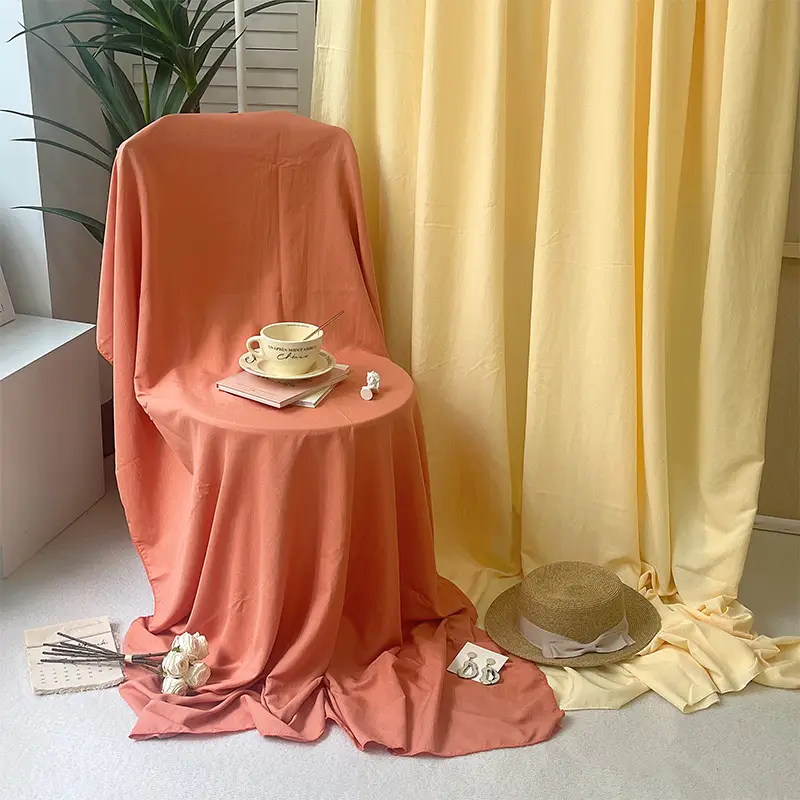White Solid Photo Backdrop Curtain for Live Streaming & Photography - Image 34