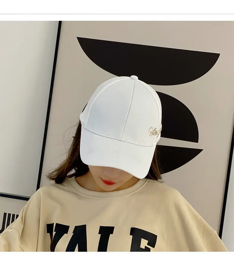 Korean Style Black Baseball Cap for Women β feature 20