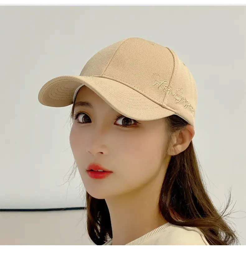 Korean Style Black Baseball Cap for Women β feature 27