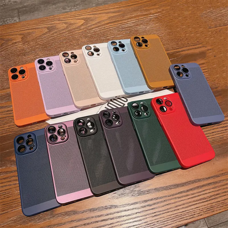 Apple iPhone 15 Pro Max 13 Mesh Mobile Phone Case Heat Dissipation — feature 2