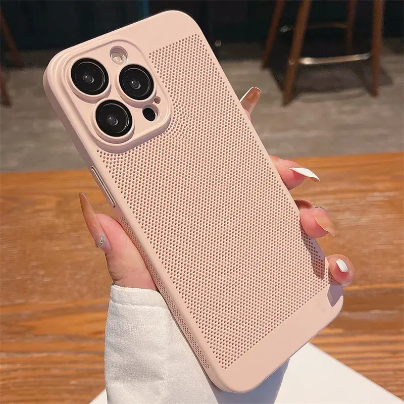 Apple iPhone 15 Pro Max 13 Mesh Mobile Phone Case Heat Dissipation - Image 7