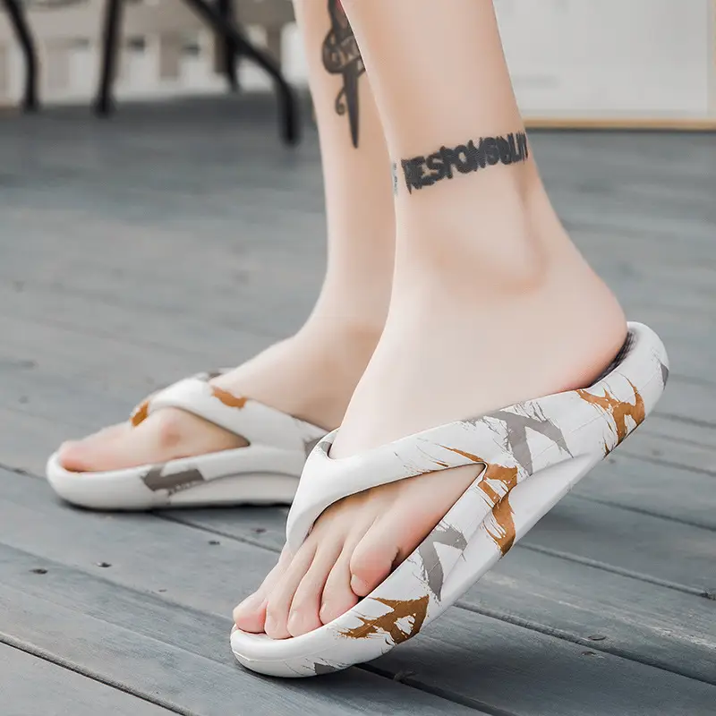 Cross-border Summer New Flip-flops Men's Outdoor Wear Beach Thick-soled Trendyy Large Size K-style Sandals Men's Outdoor Slippers - Image 8