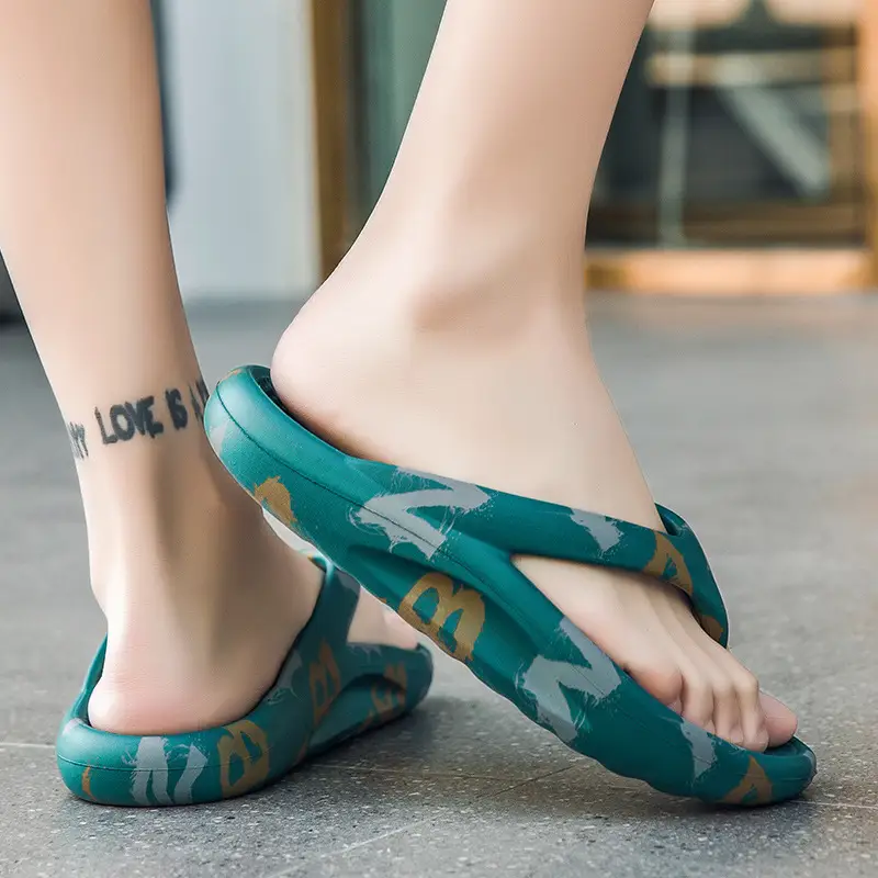 Cross-border Summer New Flip-flops Men's Outdoor Wear Beach Thick-soled Trendyy Large Size K-style Sandals Men's Outdoor Slippers - Image 10