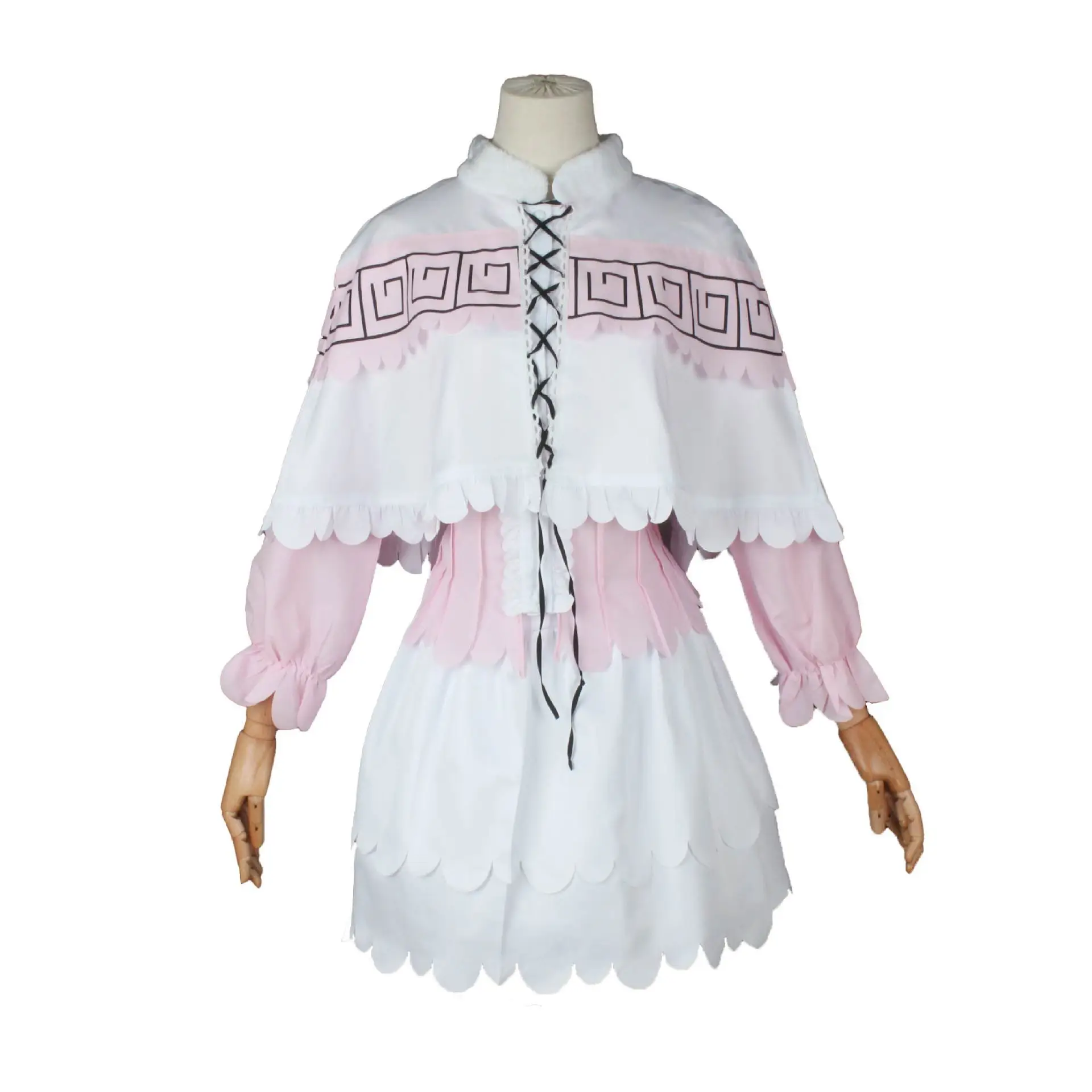 Xiaolin Dragon Maid Cosplay Dress Pink White Anime Female — feature 9