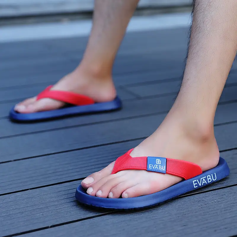 2023 Cross-border Large Size Sandals Summer New Men's Flip-flops Fashion Flip-flops Outdoor Beach Slippers for Men
