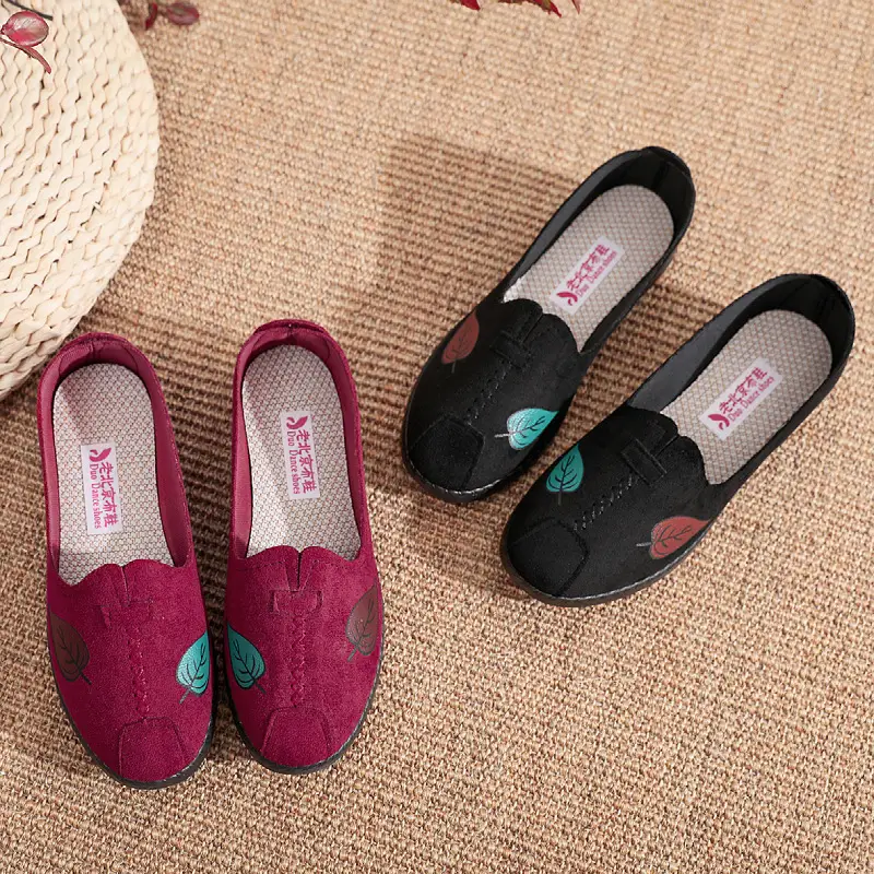 Old Beijing Cloth Shoes for Women, Mesh Shoes, 2026 Spring and Summer, Breathable, Non-Slip, Soft-Soled Grandma Shoes, Middle-Aged and Elderly Mother's Single Shoes - Image 5