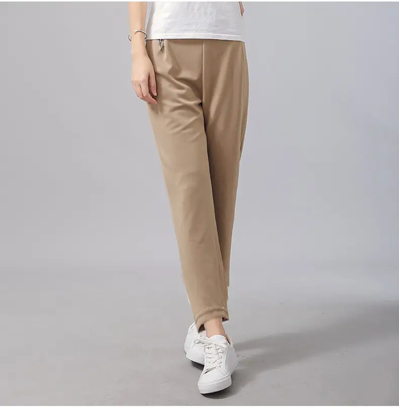 Women Radish Cropped Pants Black Smoke - Image 2