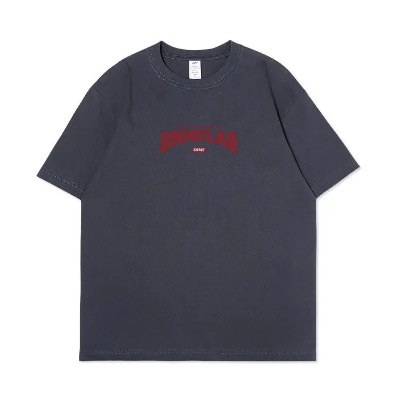 Men Pure Cotton Printed T-Shirt Navy Blue - Image 6