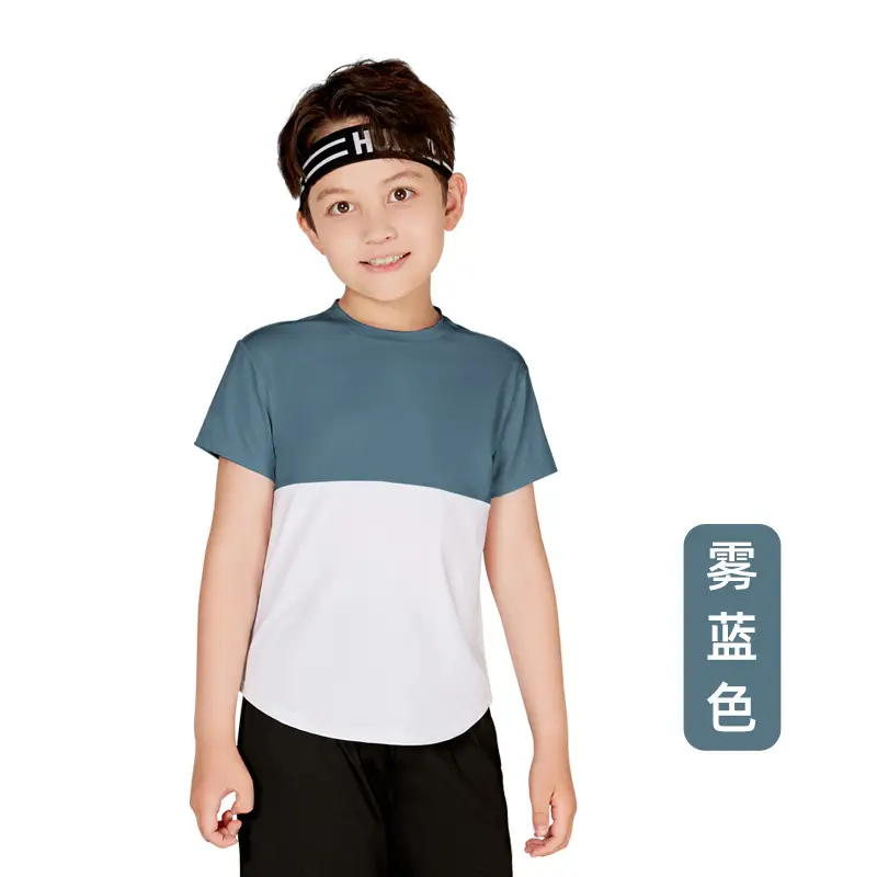 2025 Kids Sports T-Shirt Green White Medium Large - Image 2
