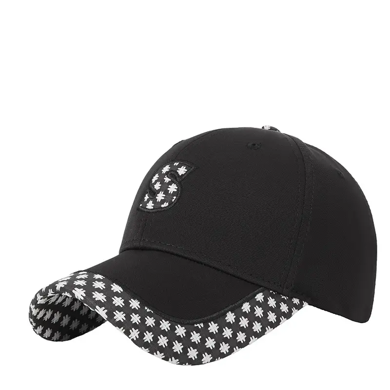Spring Korean Embroidered Baseball Cap Women Men