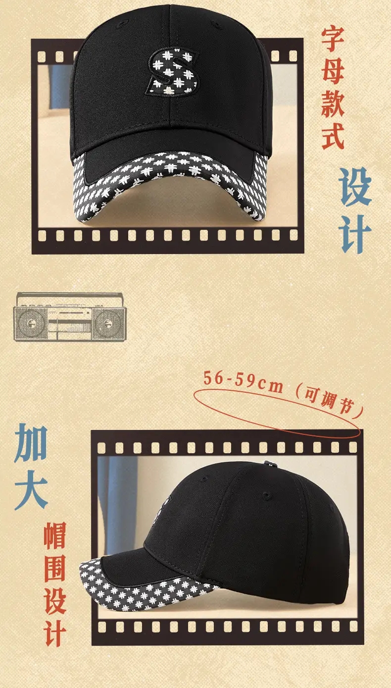 Spring Korean Embroidered Baseball Cap Women Men — feature 4