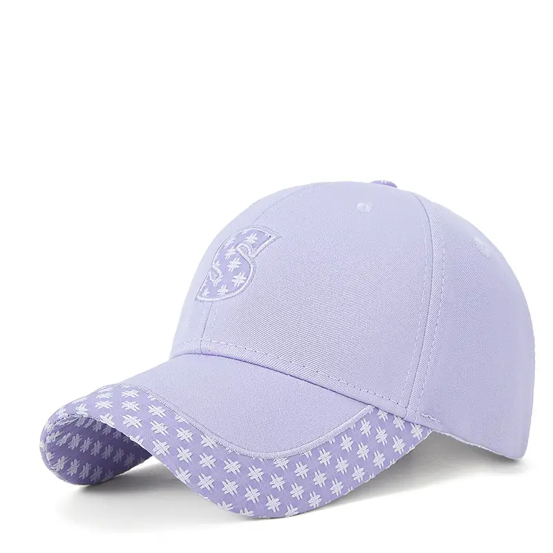 Spring Korean Embroidered Baseball Cap Women Men