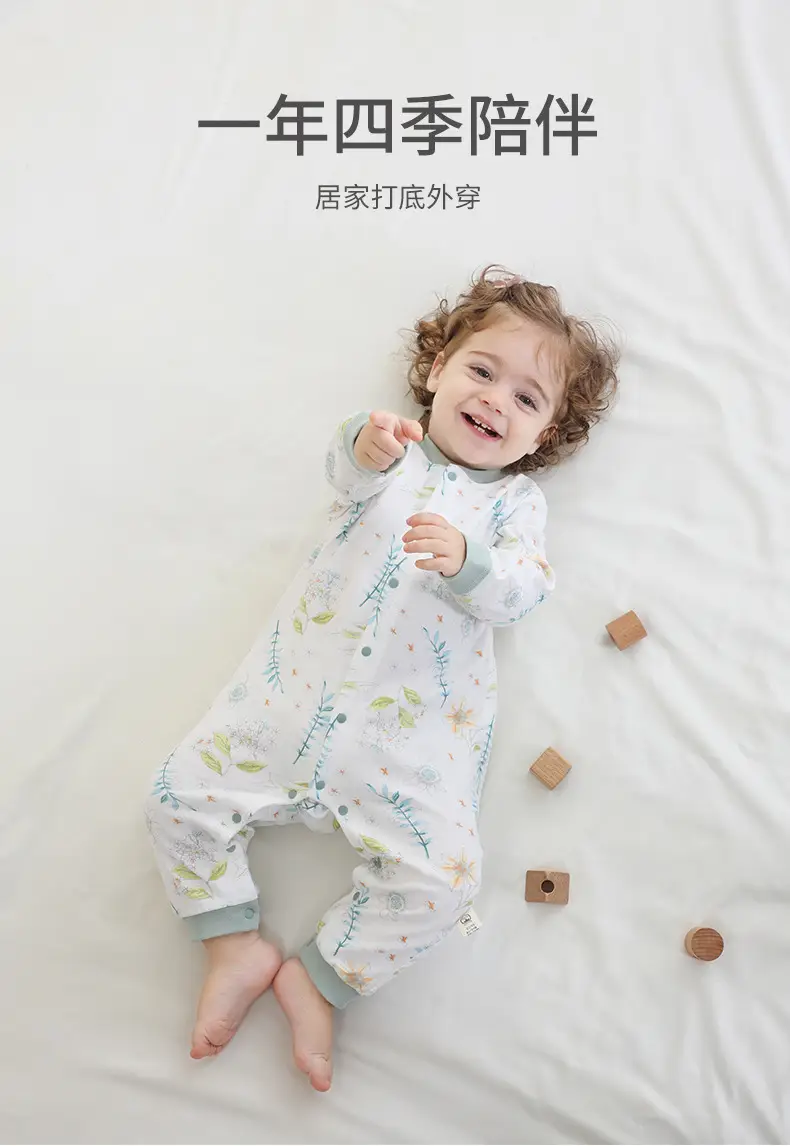 Baby's Cotton Printed Jumpsuit Newborn All Season — feature 10