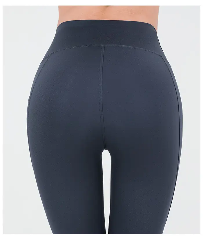 Women's Velvet Pocket Shark Pants High Waist Hip Lifting Tummy Control Yoga Pants — feature 19