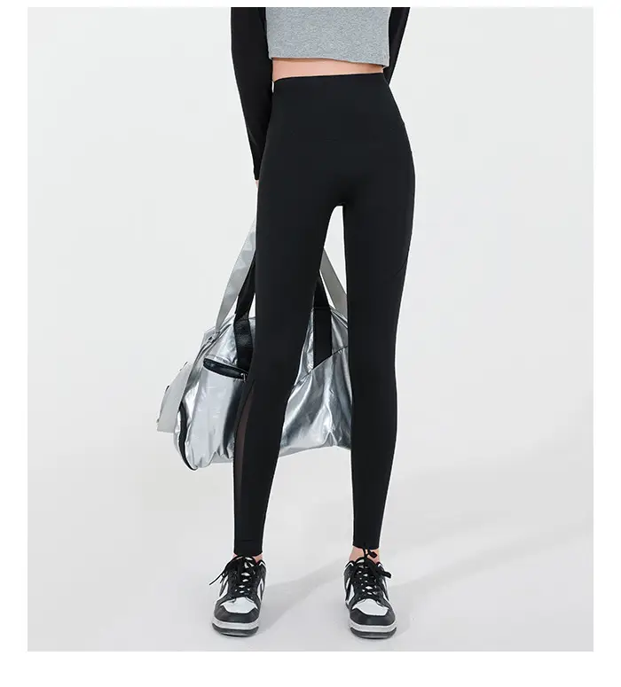 Women's Velvet Pocket Shark Pants High Waist Hip Lifting Tummy Control Yoga Pants — feature 22