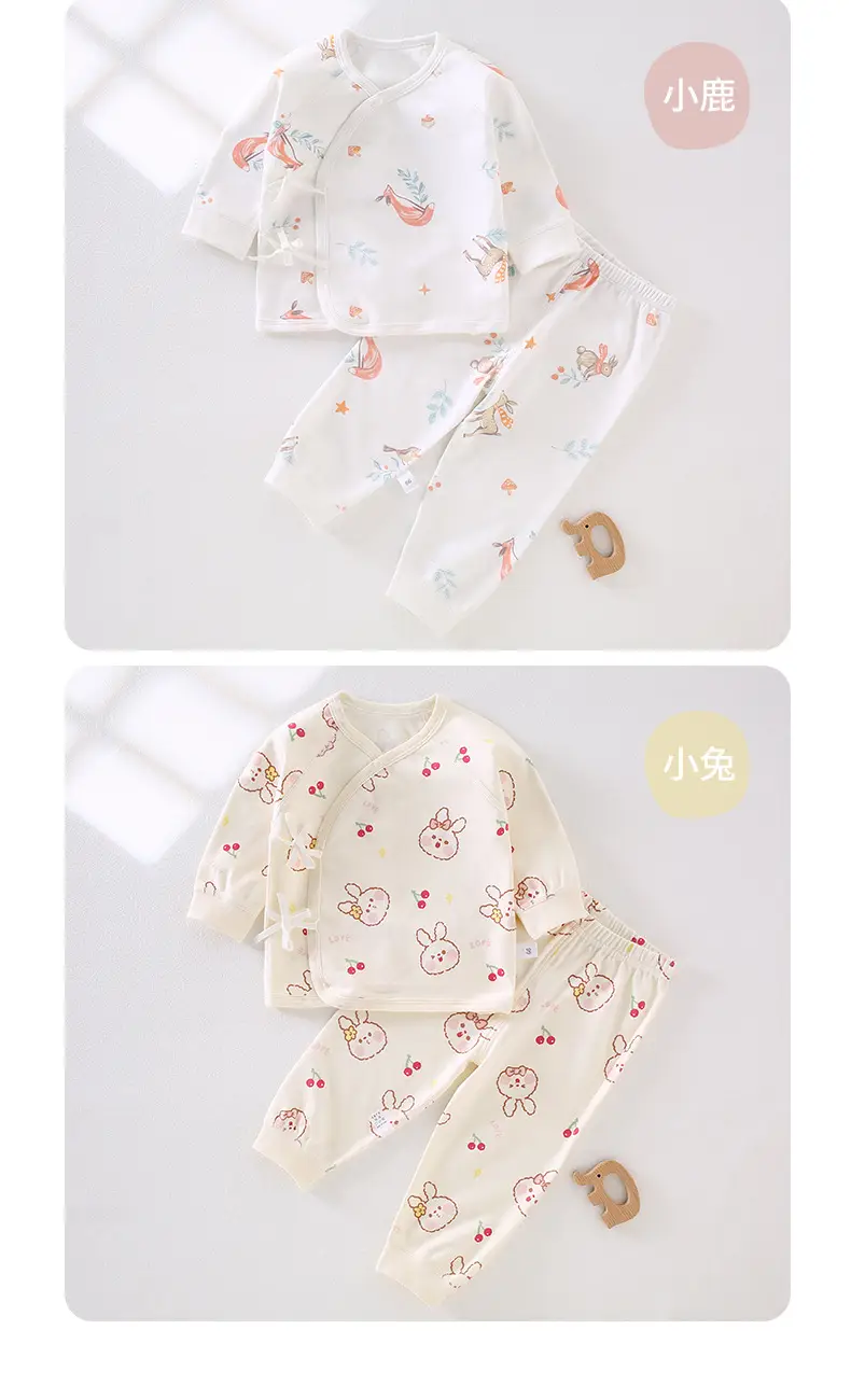 Newborn Cotton Split Suit Pink Floral Long Sleeve — feature 13