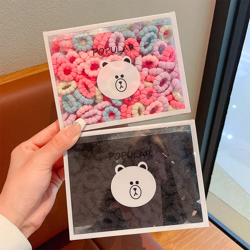Cute Bear Headbands for Girls Rubber Band - Image 11