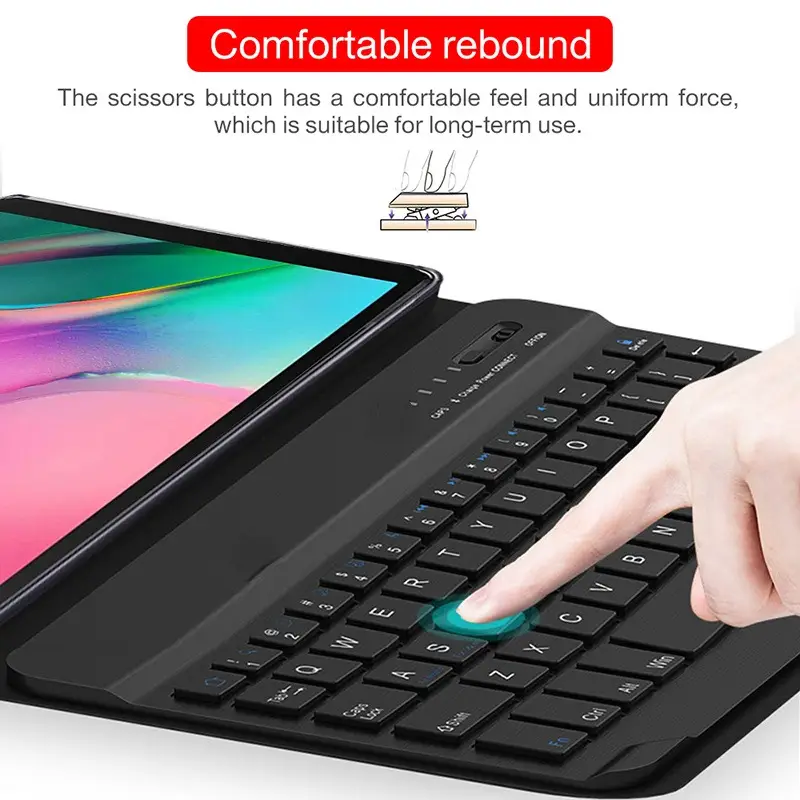 White Bluetooth Keyboard Mouse T220 Protective Case — feature 10