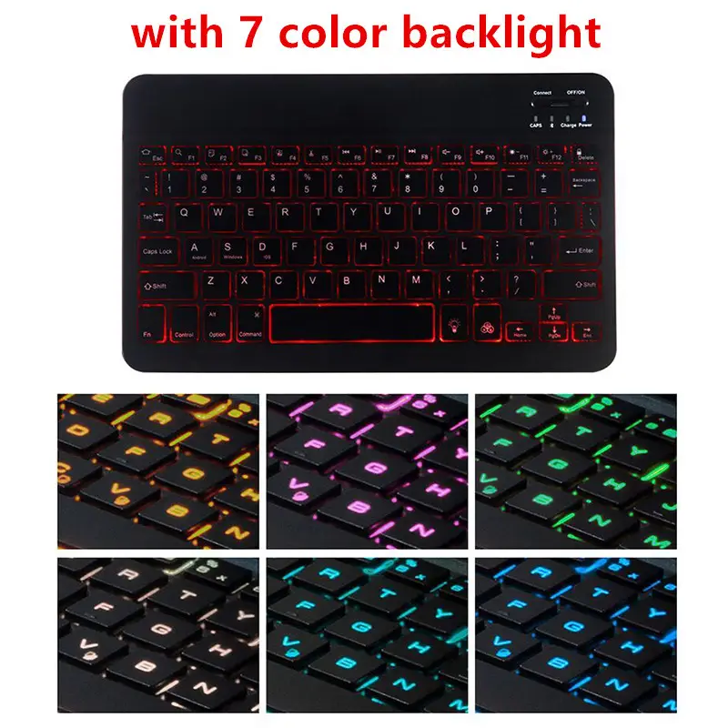 White Bluetooth Keyboard Mouse T220 Protective Case — feature 3