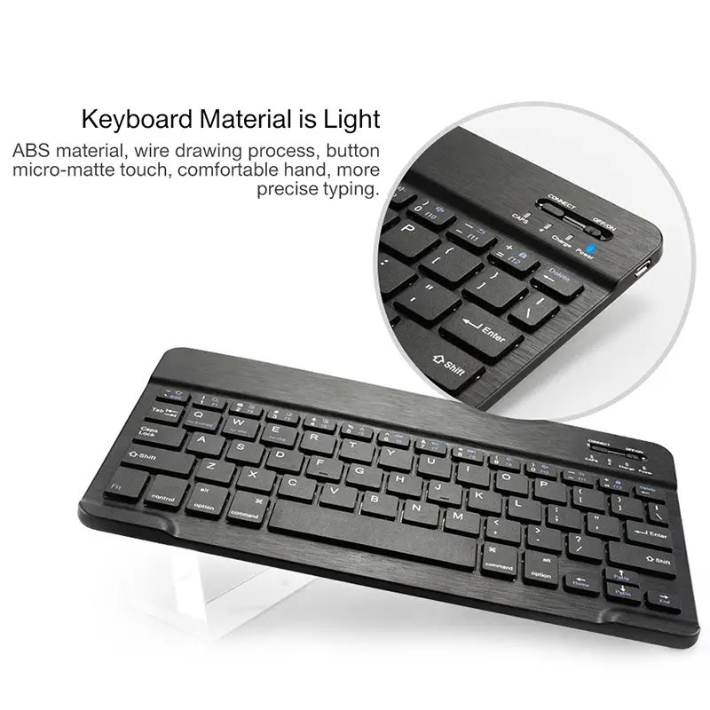 White Bluetooth Keyboard Mouse T220 Protective Case — feature 8